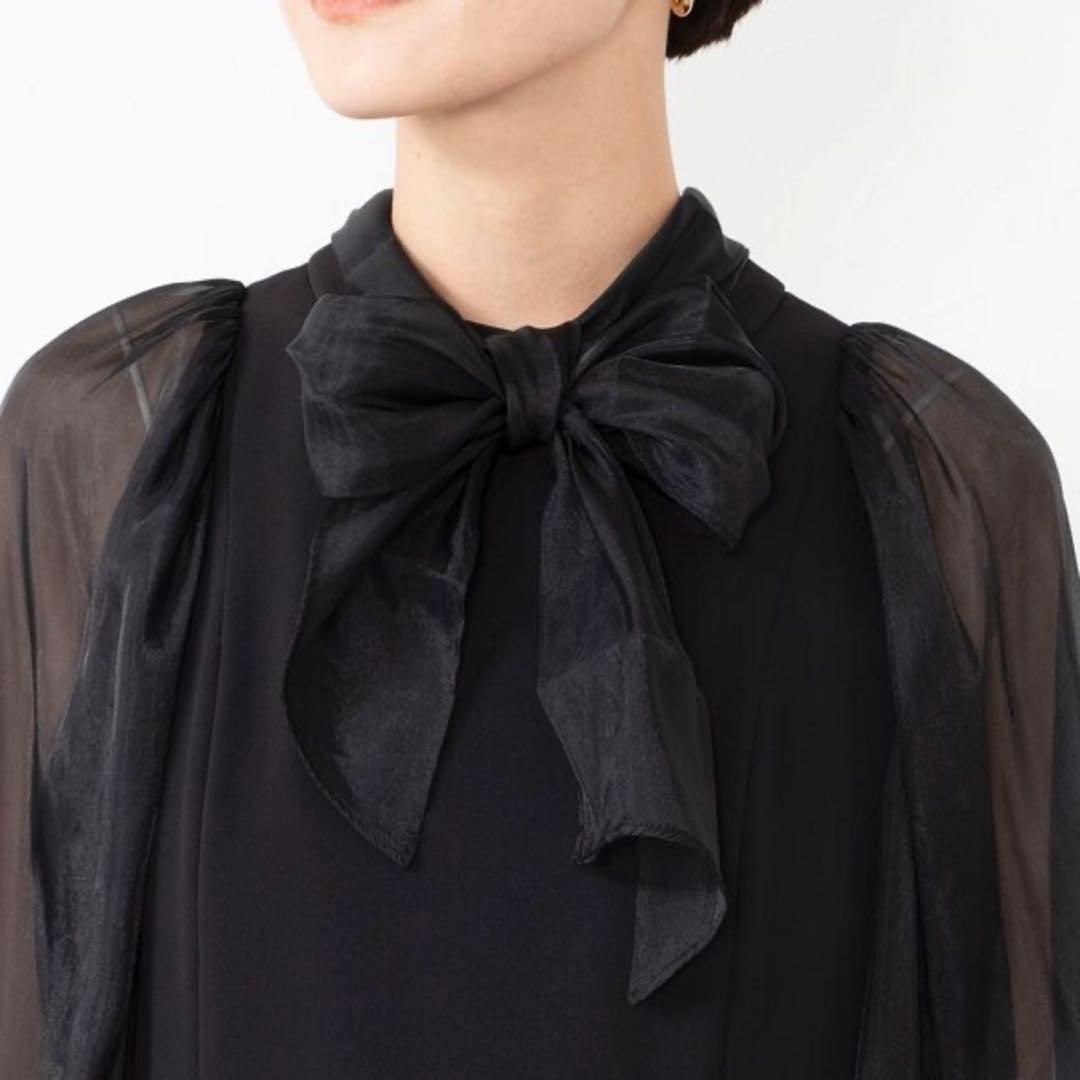 《ノーリーズ》 ボリュームスリーブオールインワン