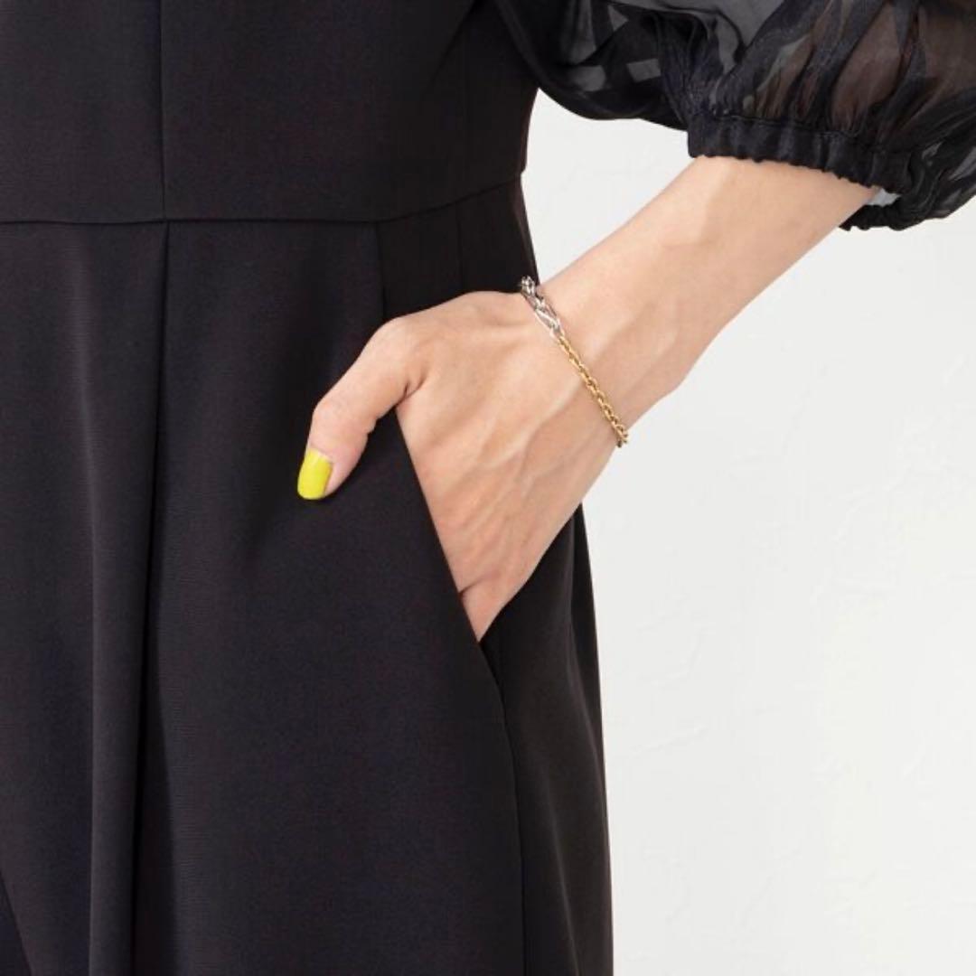 《ノーリーズ》 ボリュームスリーブオールインワン