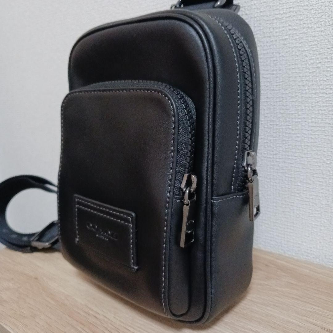 専用【美品】COACH レーサー スリング パック 《ブラック》不織布袋付き