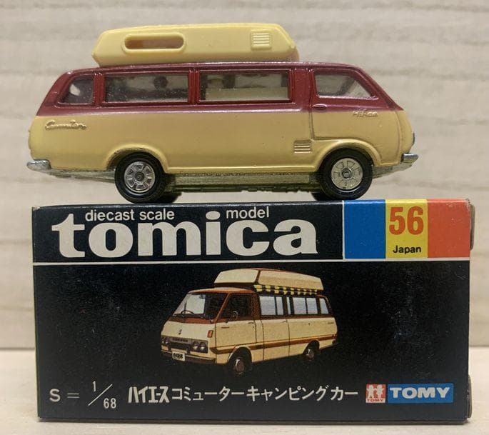 トミカ　ホンダ TN360郵便車＆トヨタハイエースコミューターキャンピングカー