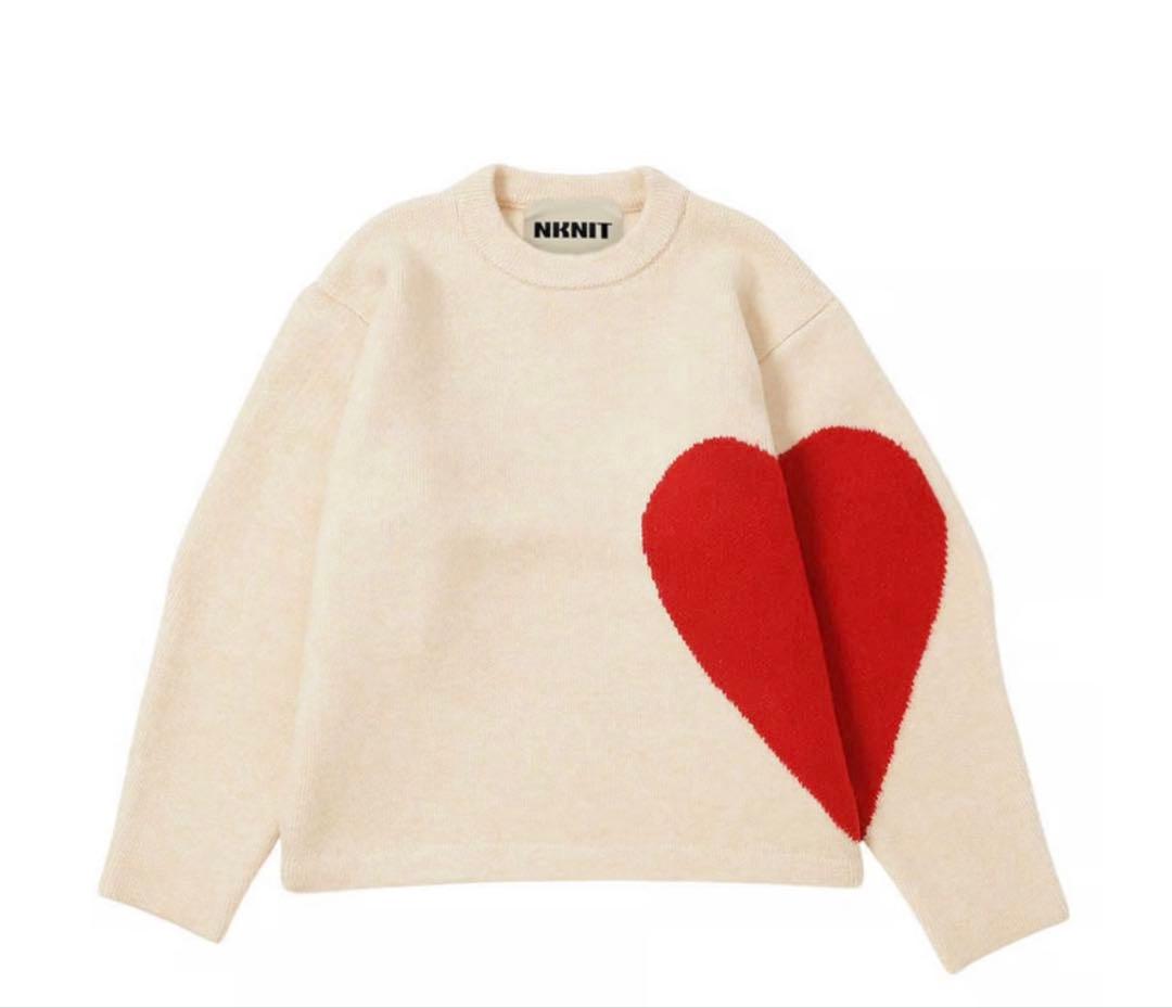 nknit ハートデザインニット - メルカリ
