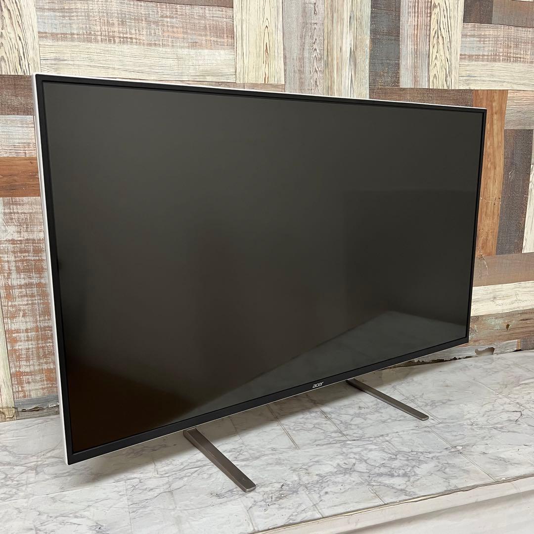 即日受渡❣️全国送料込acer43型4K液晶ホワイトパネルディスプレイ2