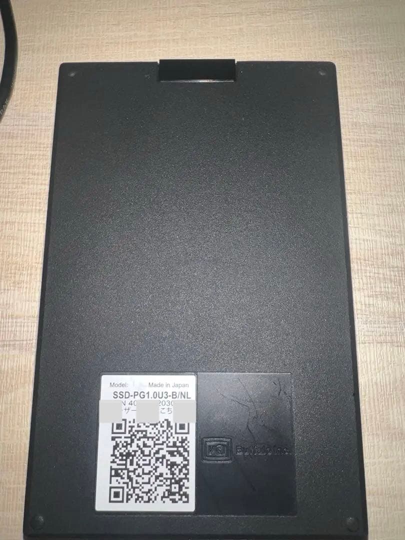 BUFFALO 外付けSSD SSO-PG1U03-BNL - メルカリ