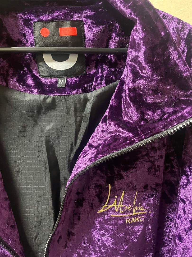 RAKU&Libelice】スノージャケット ベロア Mサイズ