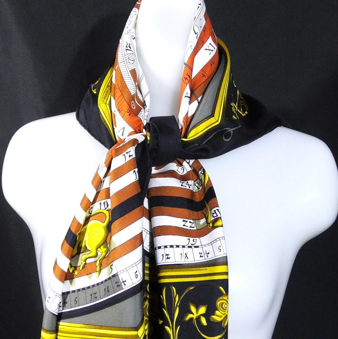 美品 HERMES エルメス 大判スカーフ カレ90 D508 - メルカリ