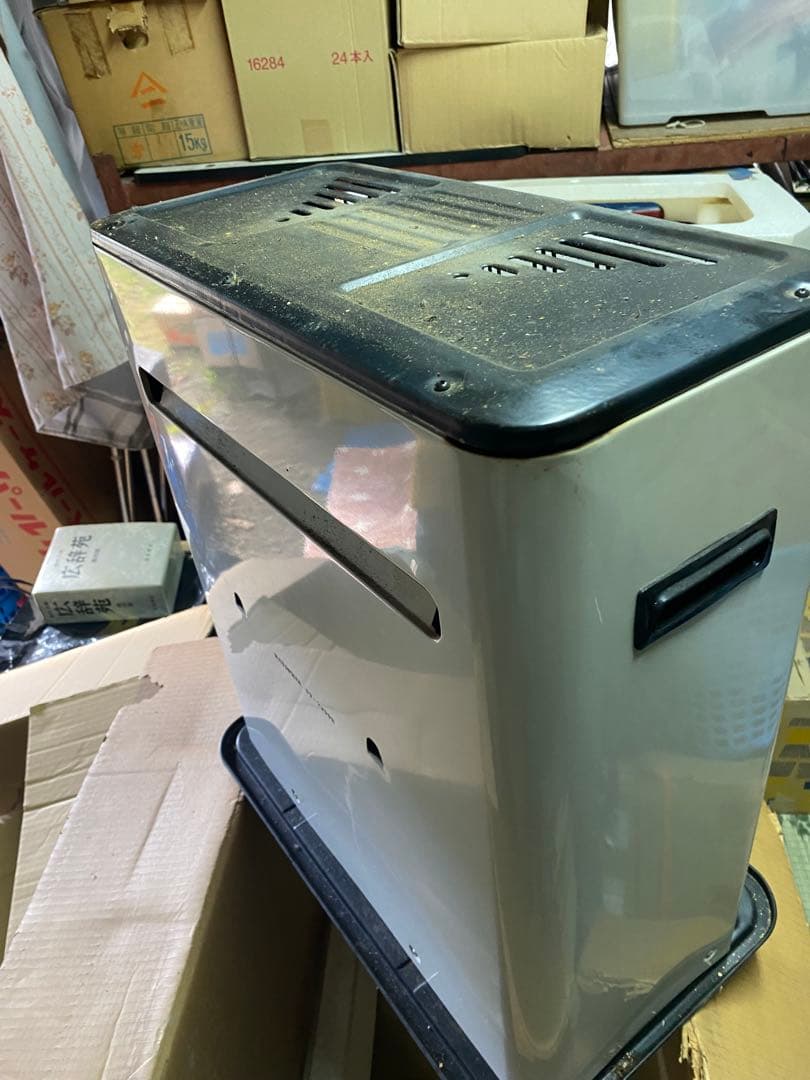 OS-2300R 石油ストーブ 開放式 ナショナル 昭和レトロ 赤 ビンテージ