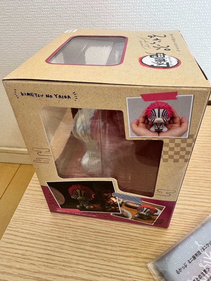 るかっぷ鬼滅の刃 猗窩座（新品未開封・座布団付き）煉獄杏寿郎箱無し宿敵2体セット