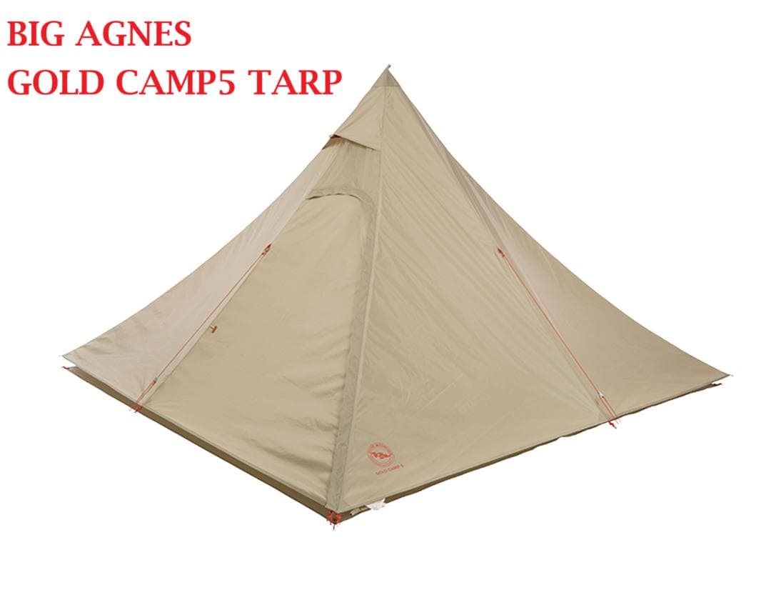 【未使用】BIG AGNES（ビッグアグネス）Gold Camp 5 Tarp Big Agnes Gold Camp UL 5 Tarp - Hike & Camp