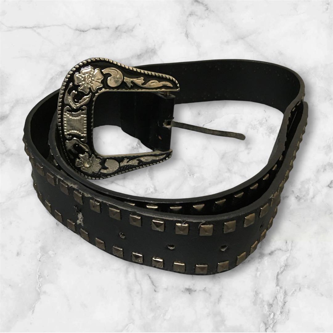 y2k スタッズ ラインストーン ベルト 平成ギャル男お兄系 グランジ