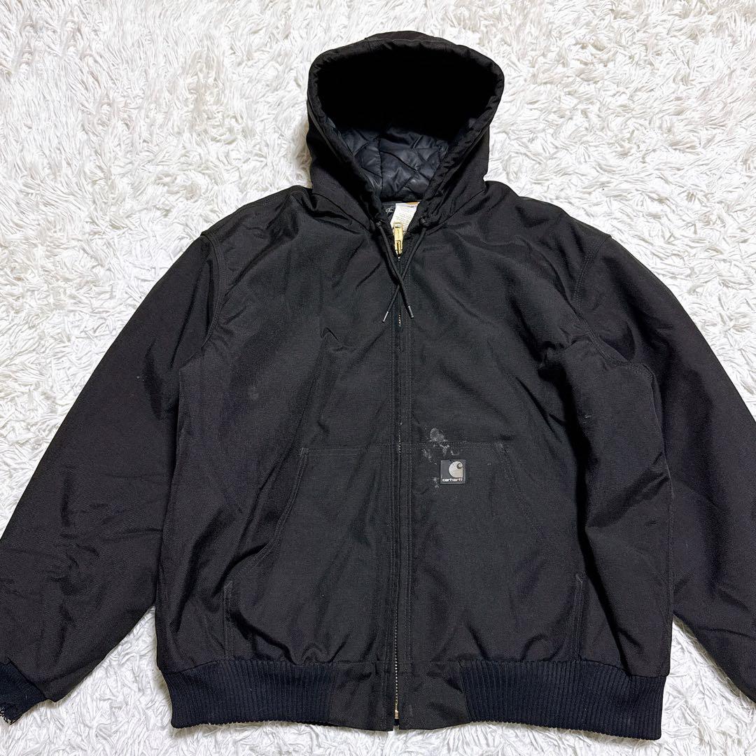 carhartt アクティブジャケット XL 黒 J133 ゴムタグ - メルカリ