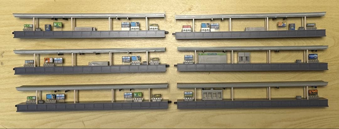 【ジャンク】TOMIX 島式ホームセット（都市型）　他、複数セット