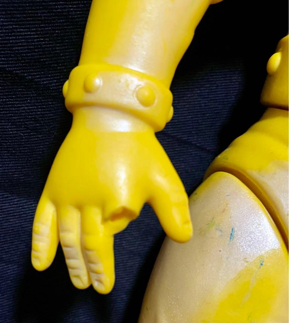 当時物 マグマ大使 ソフビ人形 ブルマァク希少品マルサンM1号