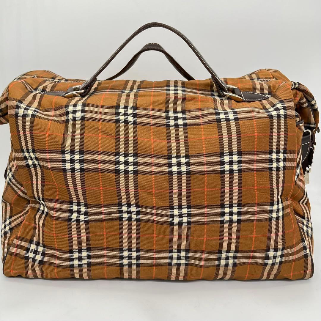 バーバリーブルーレーベル ボストンバッグ ショルダー2way ノバ