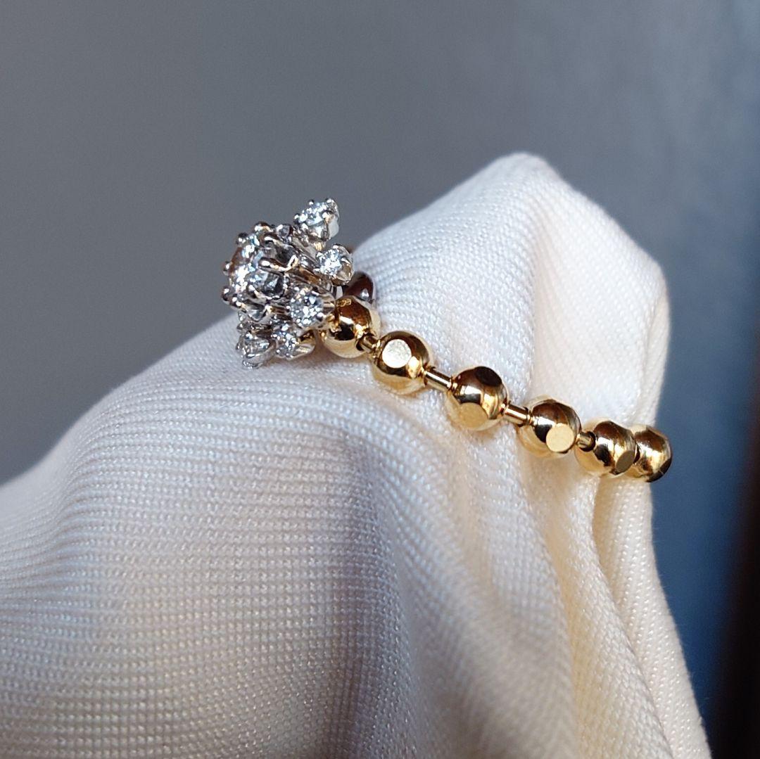 yoshinob abheri チェーンリング ダイヤモンド k18 プラチナ - メルカリ