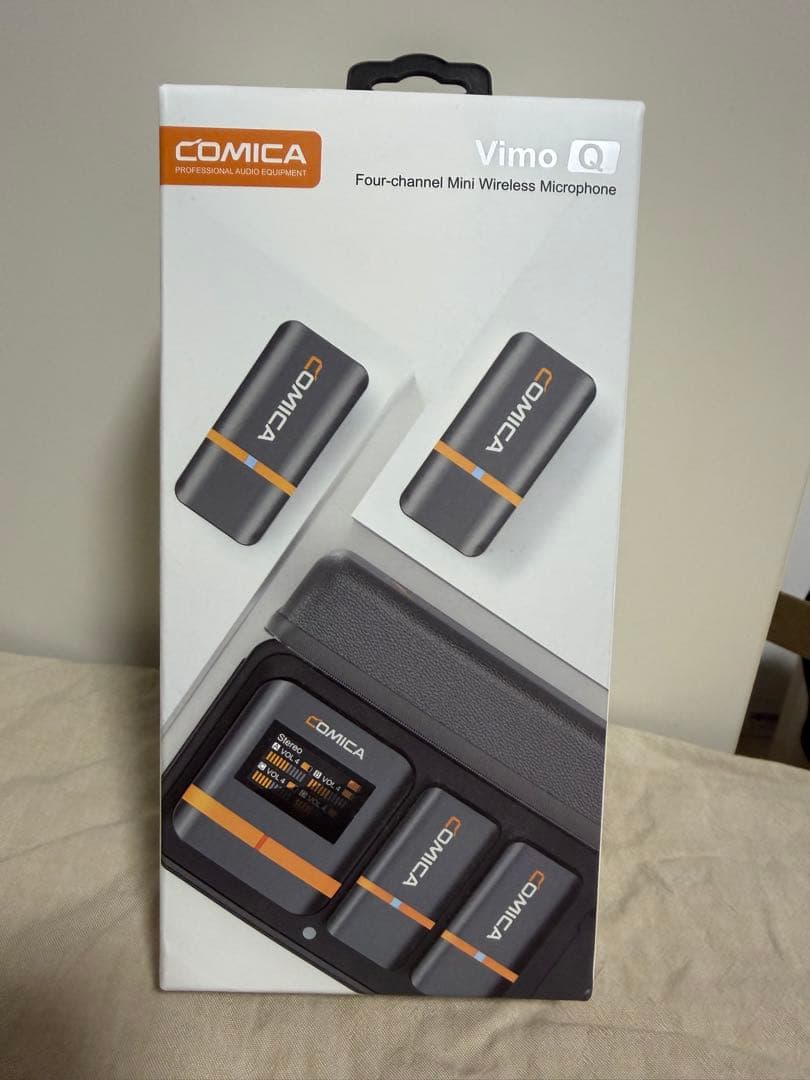 COMICA Vimo Q 4チャンネルワイヤレスマイク Amazon.com: COMICA Vimo Q 4 Channel Wireless Lavalier Microphone