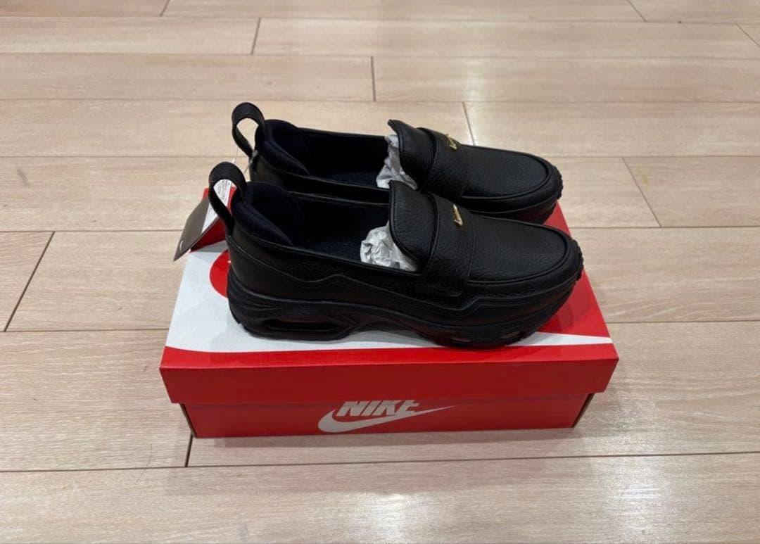 フェノメナ NIKE ブラック スリッポン スニーカー 24.5cm