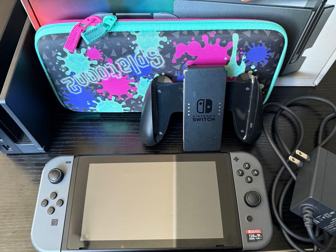 Nintendo Switch 本体 グレー SDカードとスプラトゥーンケース付 楽天市場】【Nintendo SWITCH】 ニンテンドー スイッチ スプラトゥーン