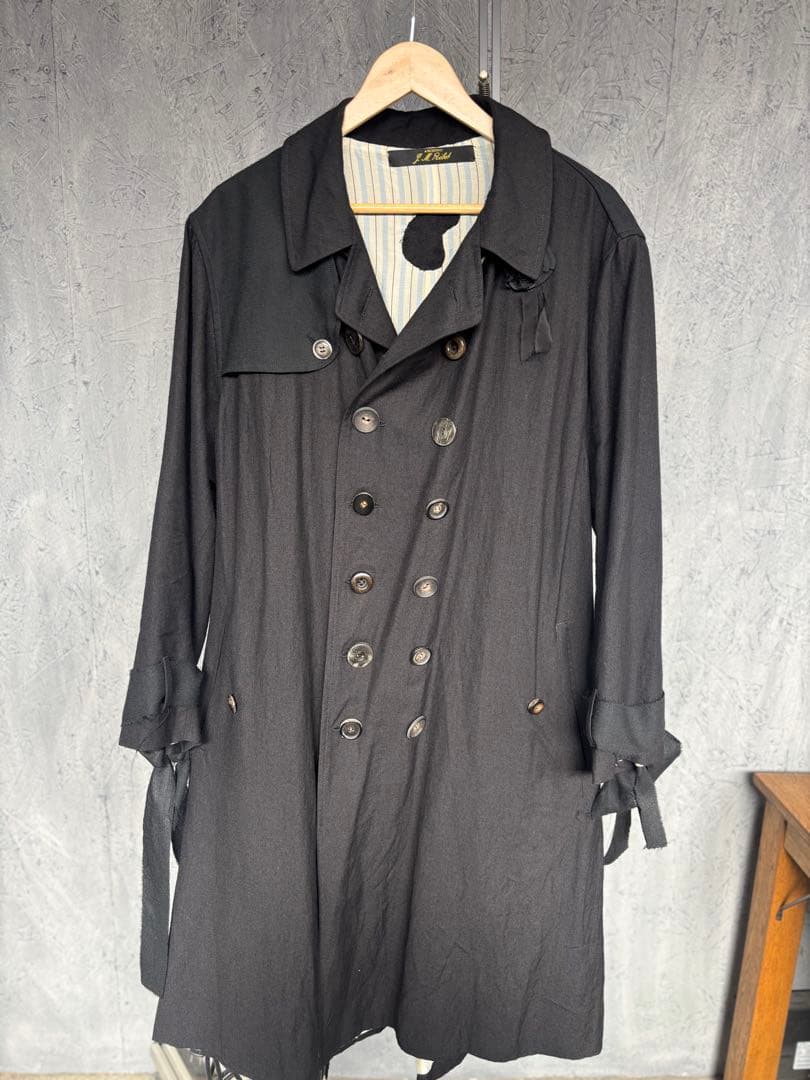 ARCHIVIO J.M.Ribot ウールラミートレンチコート