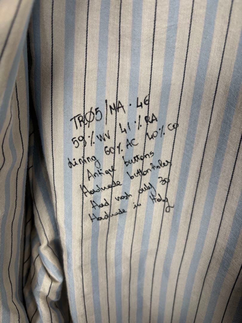 ARCHIVIO J.M.Ribot ウールラミートレンチコート