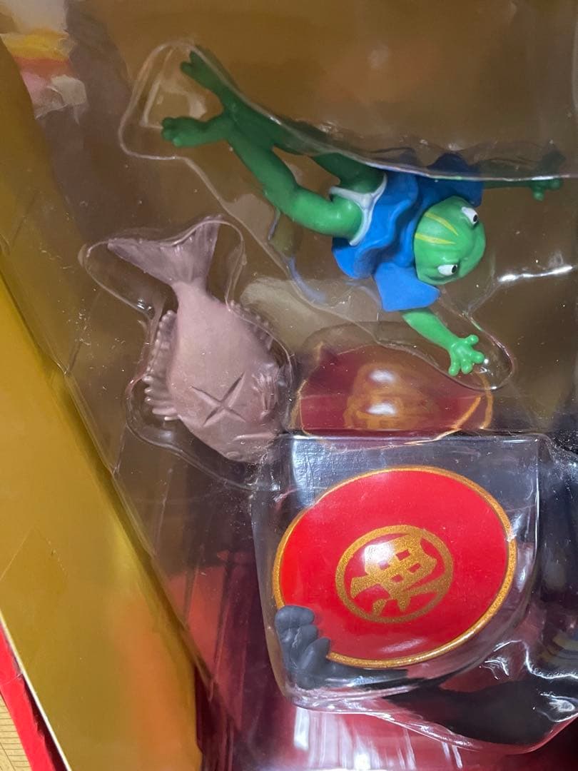 スタジオジブリ　千と千尋の神隠し　もっと！むしゃむしゃ貯金箱　カオナシ カエル