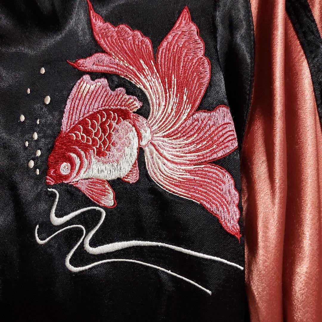 100着限定☆【IOLANI】居楽仁東洋 スカジャン 刺繍 2wayリバーシブル