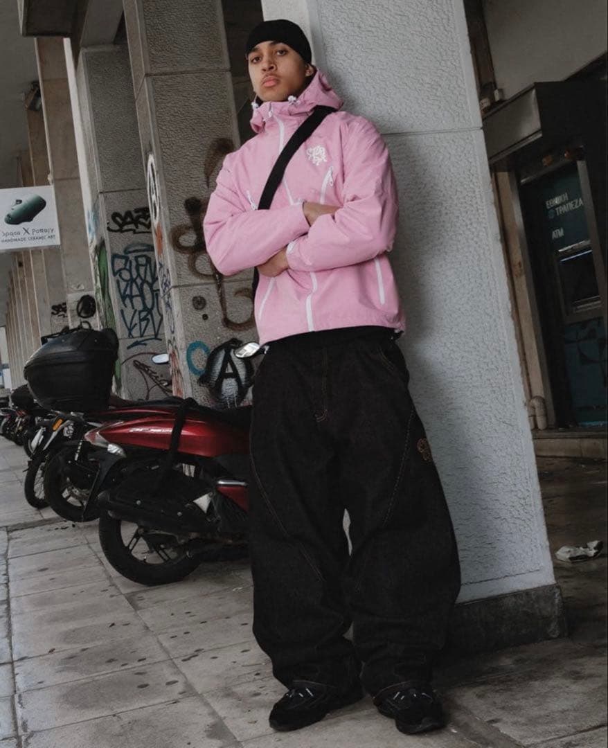 mertra monogram shell jacket(pink) - メルカリ