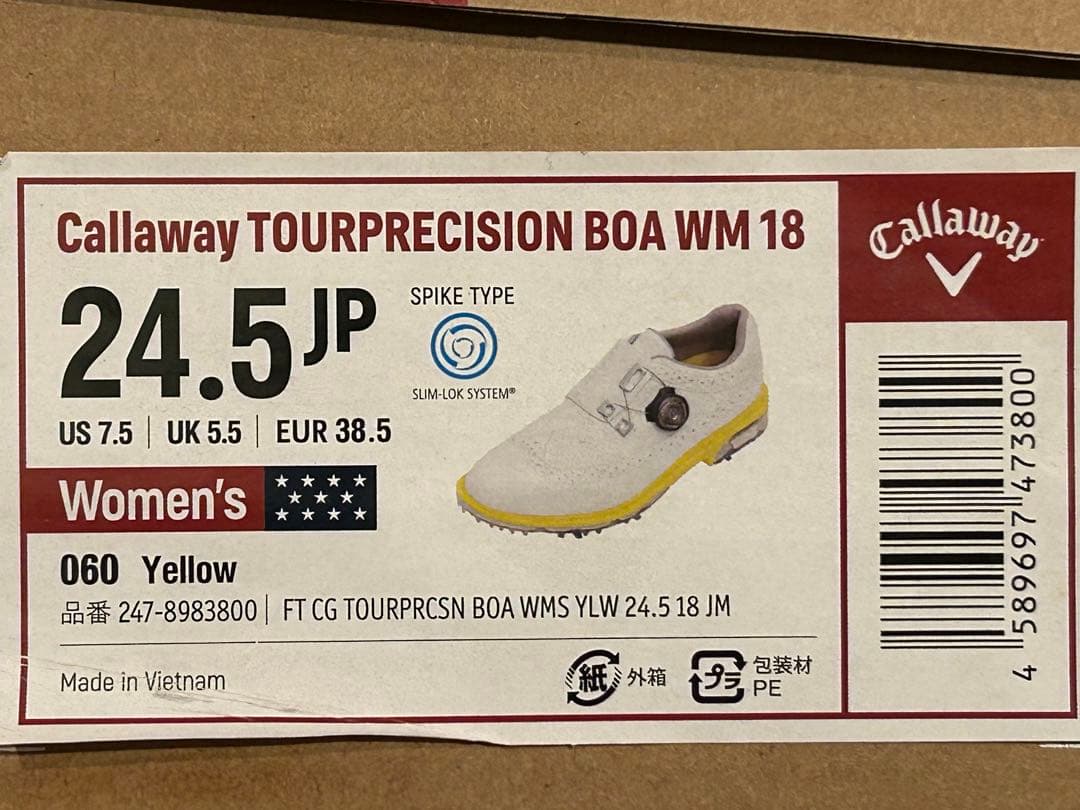 キャロウェイ ゴルフシューズ　新品　24.5cm