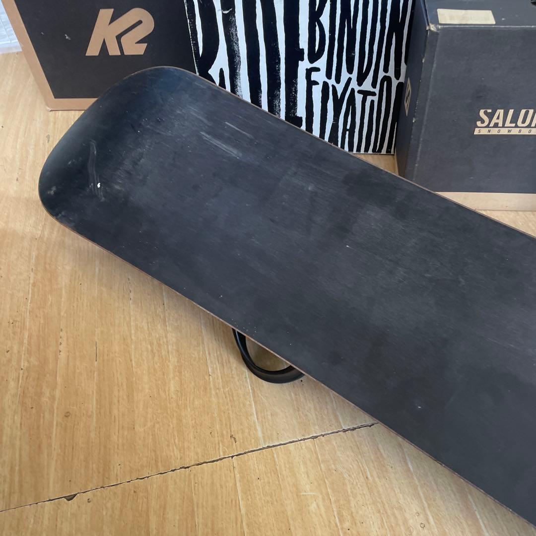 SCOOTER 名作SCT 良質国産スノーボードセットOGASAKA製 バイン付