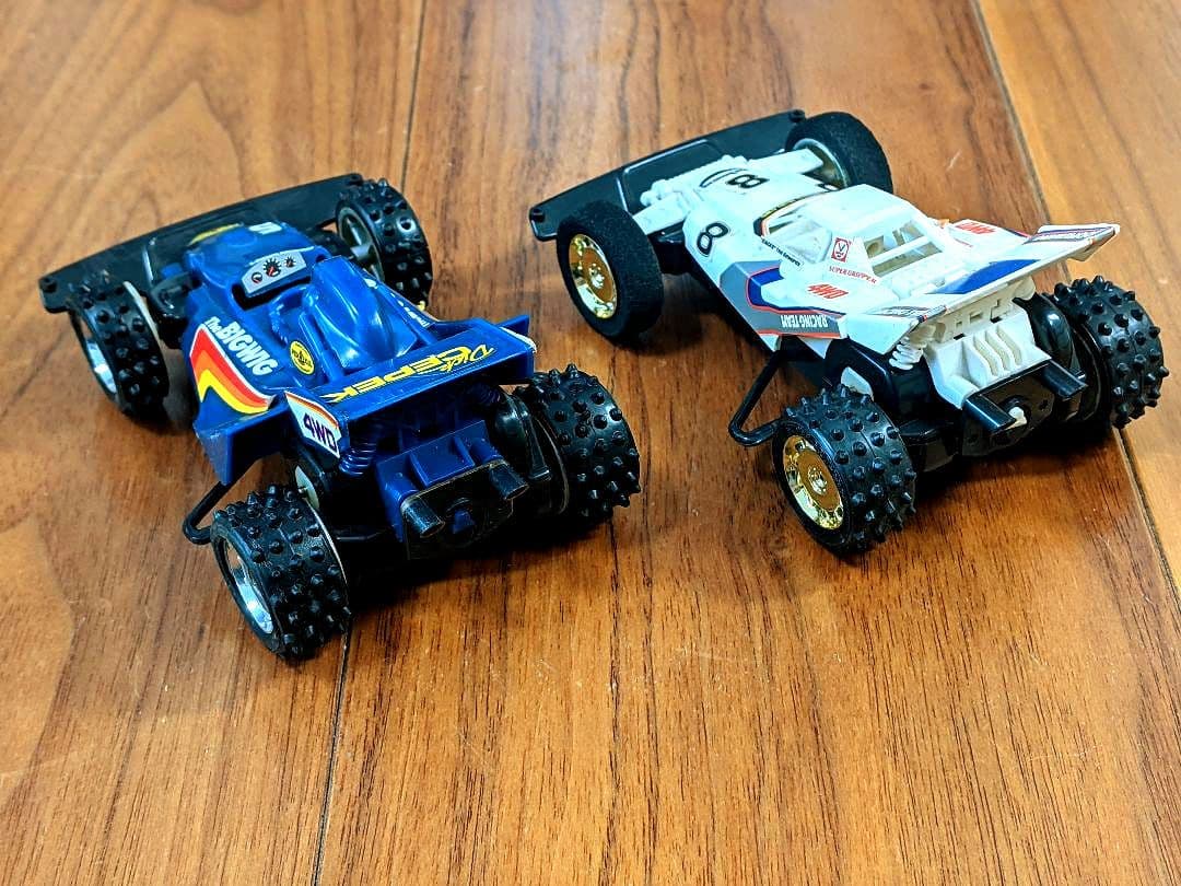 最終2台セット【激レア当時物】タミヤ初期ミニ四駆 ビッグウィッグ＆ブーメランjr