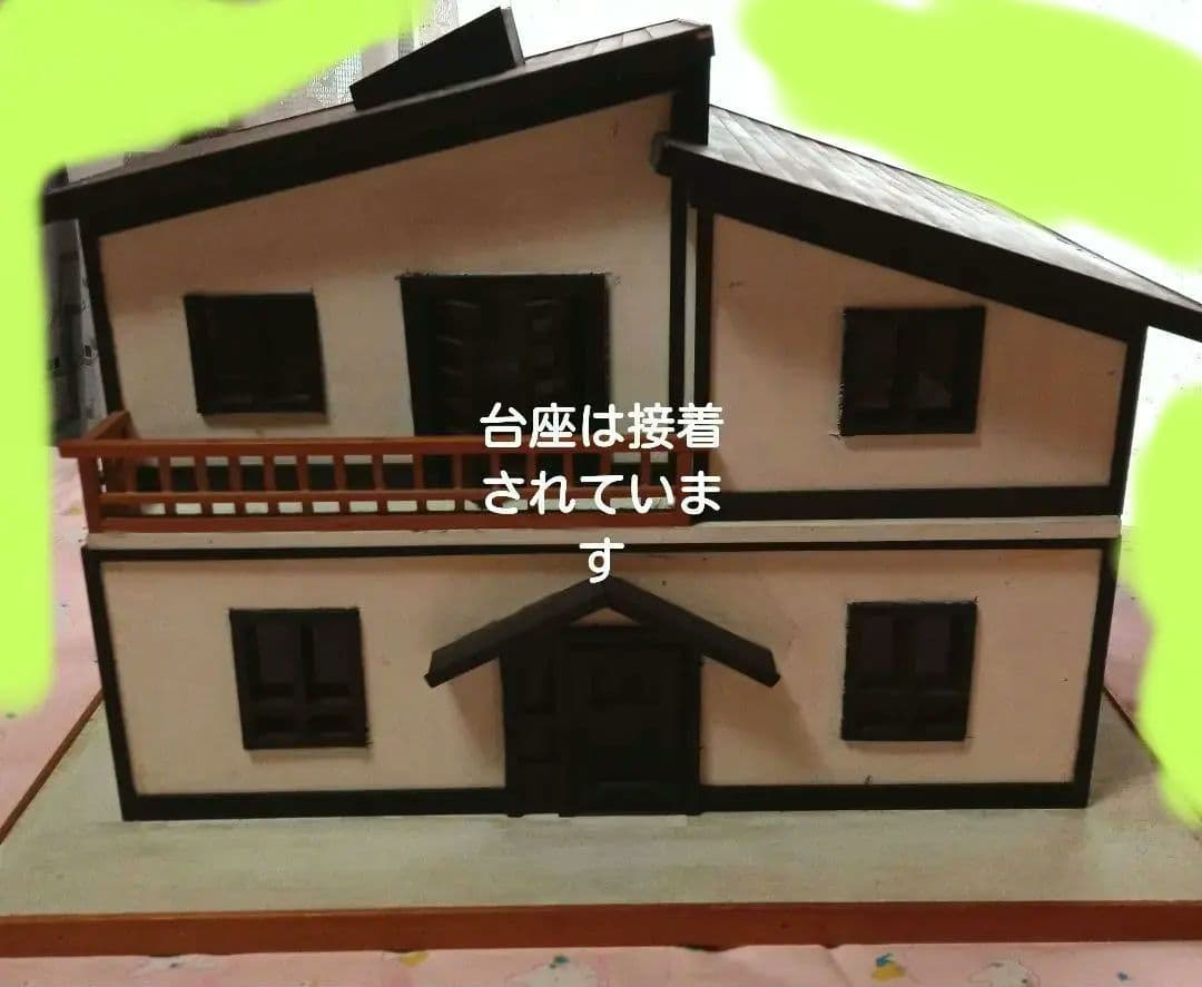 一軒家ミニチュア♦各階屋根取り外し可能です ♦　昭和レトロ　詳細は写真ご参考に❗