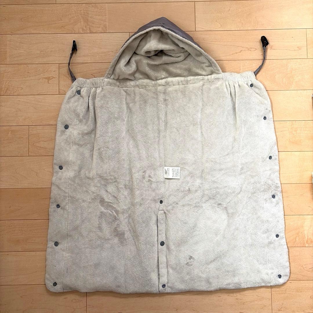 ☆mikihouseミキハウス5way 防寒ダウン90％キャリーケープ - メルカリ