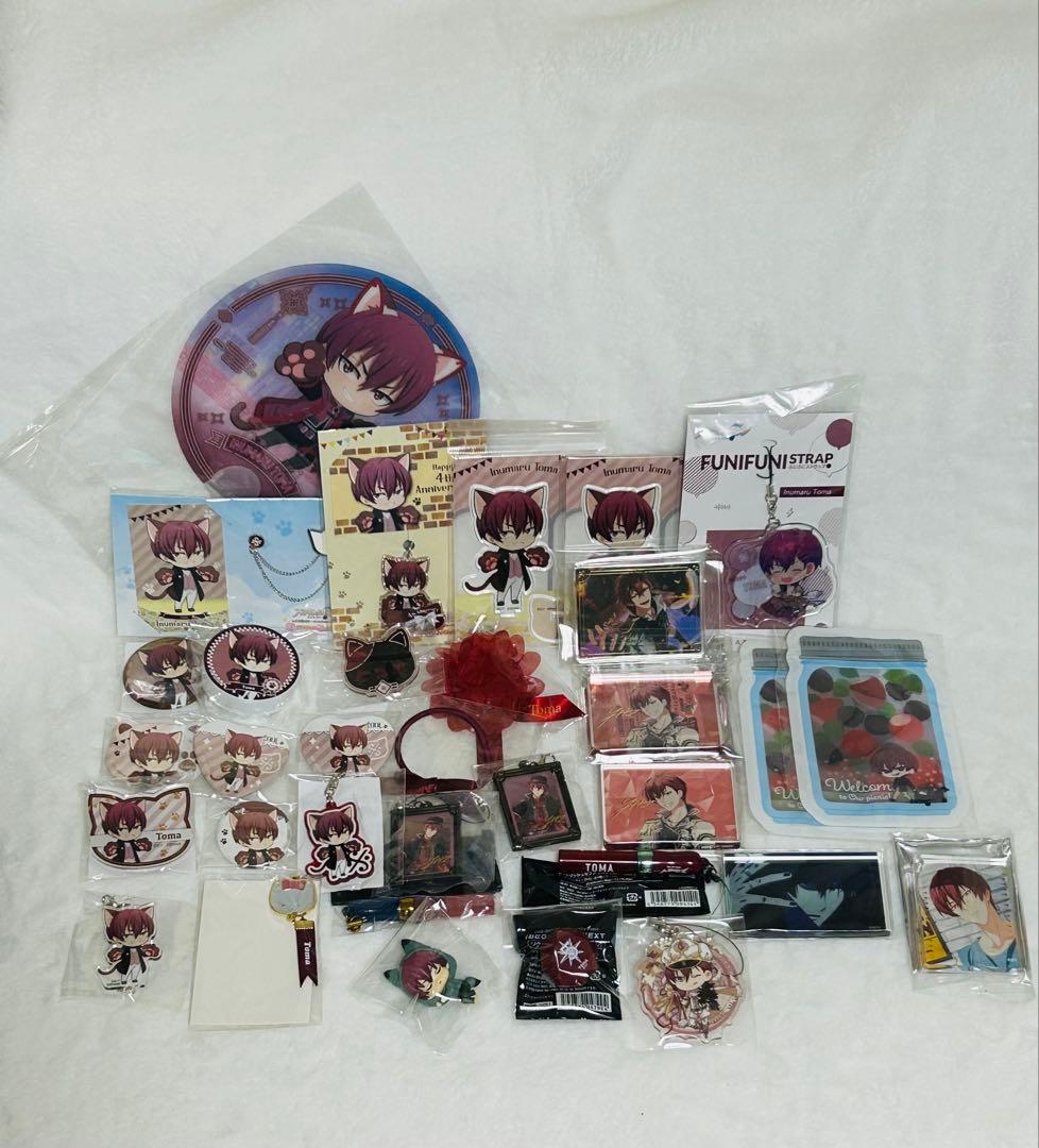 アイナナ ŹOOĻ 狗丸トウマ　缶バッジぱしゃこれぬいぐるみ