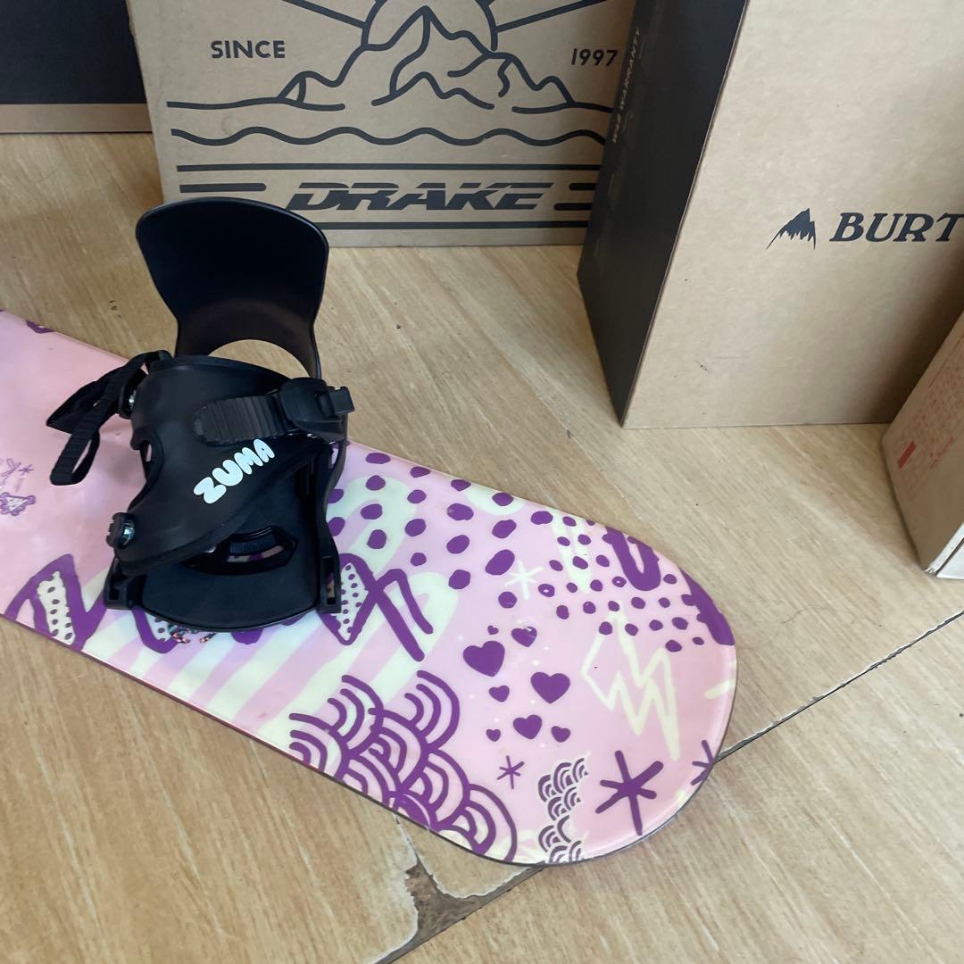 K2×ZUMA キッズスノーボードセット 未使用バイン付3点セット 100