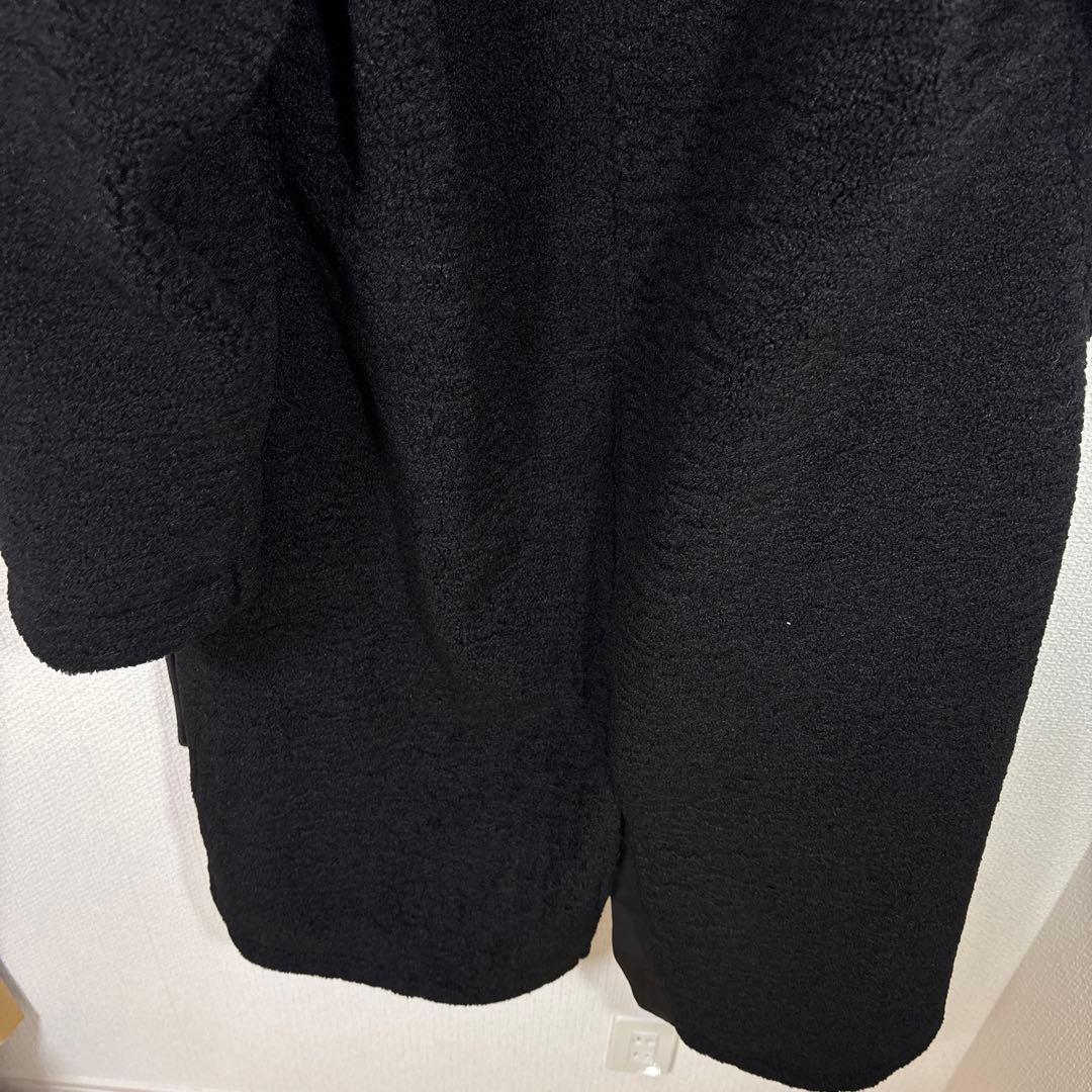 LASUD ファーボアコート ブラック 未使用品 サイズ9号 定価34000円