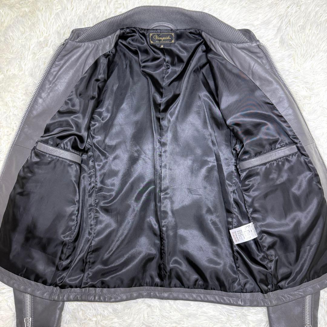 希少 ヴァンキッシュ 10周年 レザー ライダース ジャケット - メルカリ