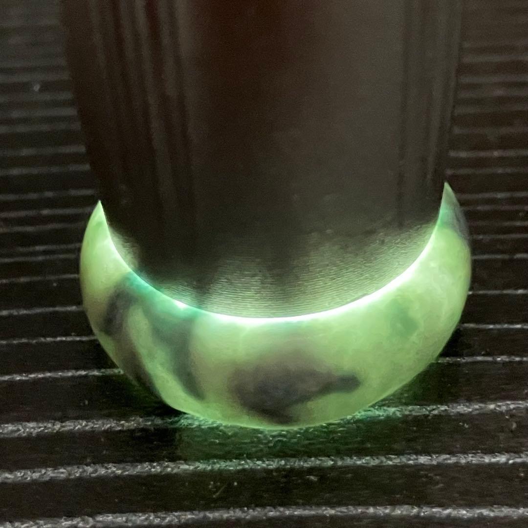 No.1513 硬玉翡翠の指輪 ◇ 糸魚川 横川産 ◇ 天然石 - メルカリ