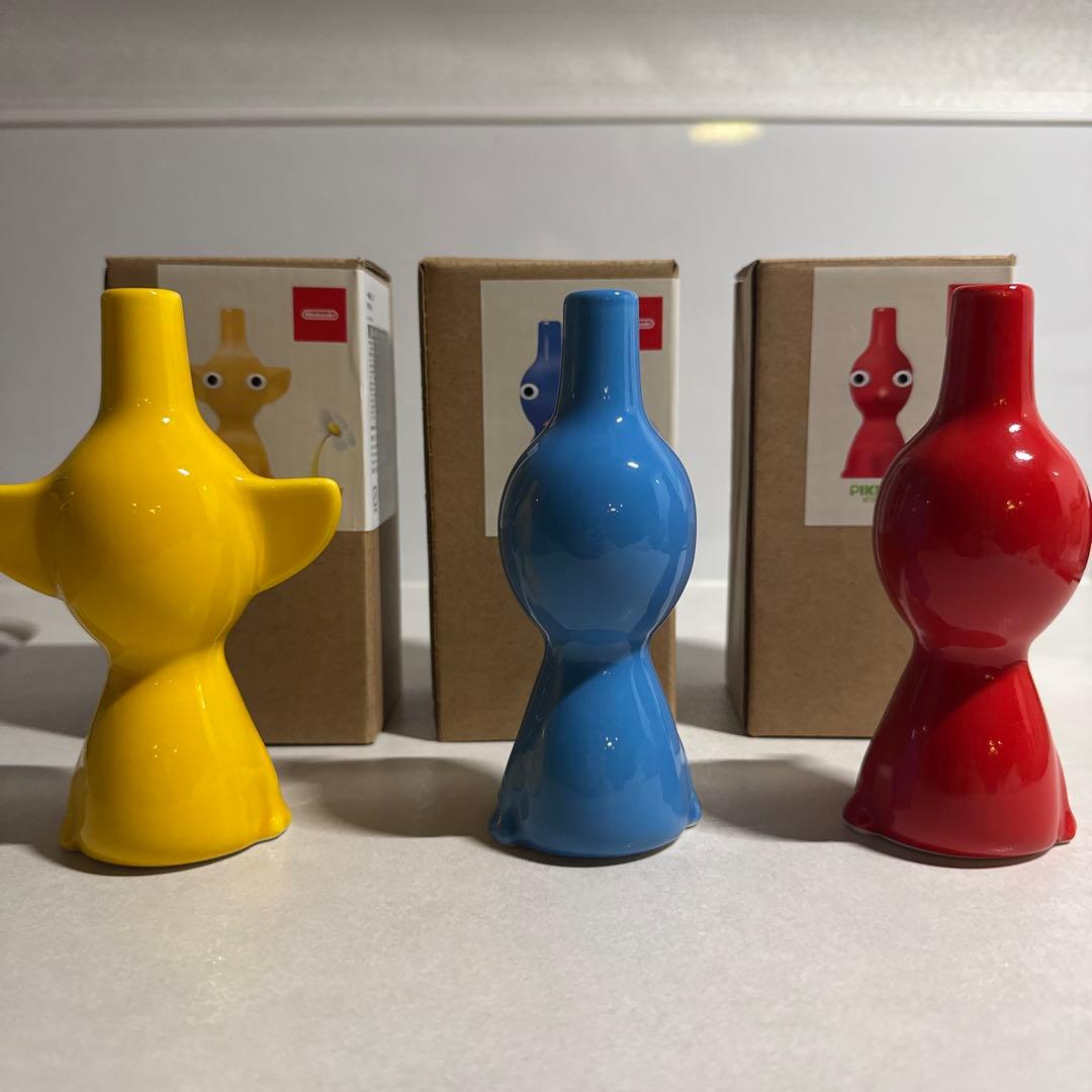 ピクミン 3体セット 一輪挿し　花瓶
