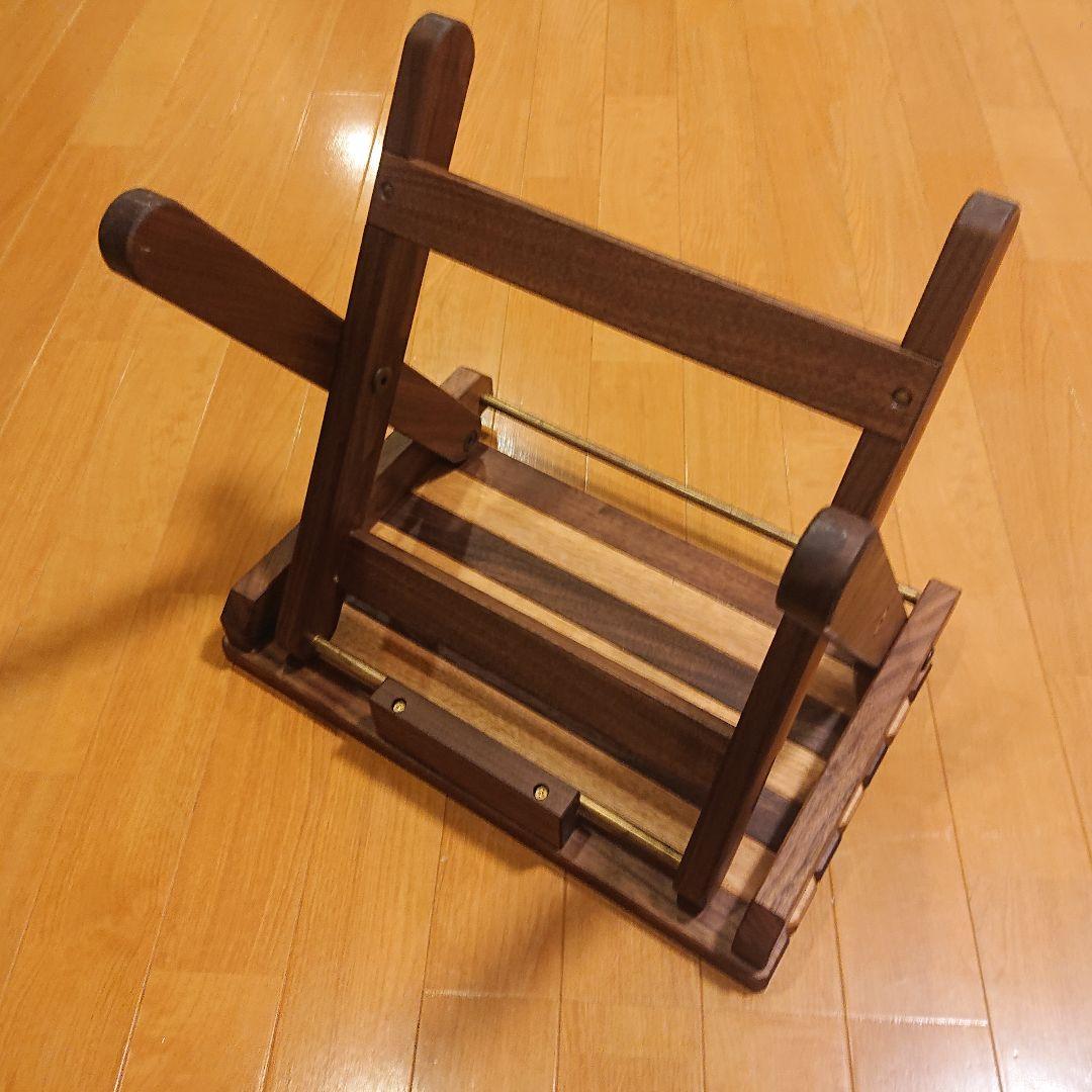 Ground Zero ウォルナット×真鍮 サイドテーブル 木琴テーブル