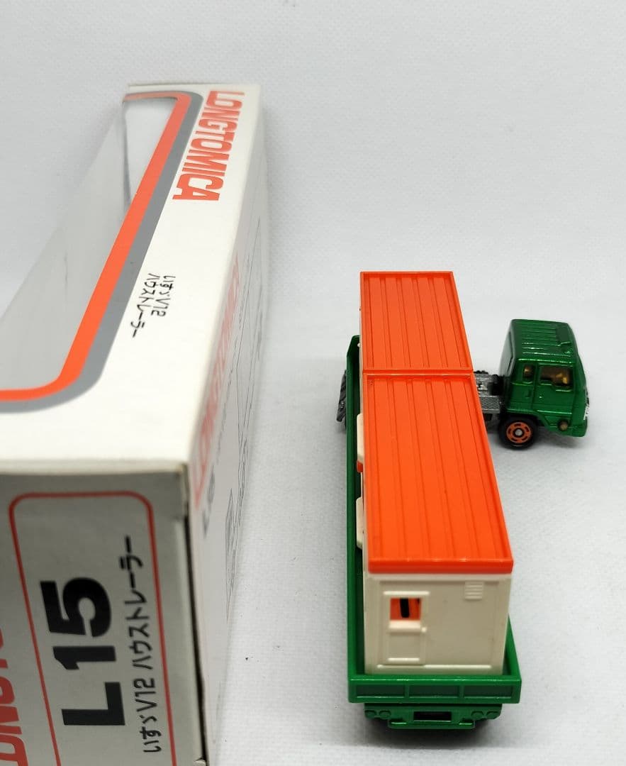 《ロングトミカ L 15-2》いすゞ V12ハウストレーラー【中期版】未使用美品