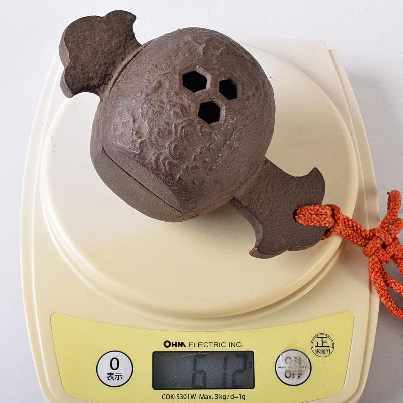 時代金工 古鉄 山水刻 小槌 香炉 共箱 V R8204 - メルカリ