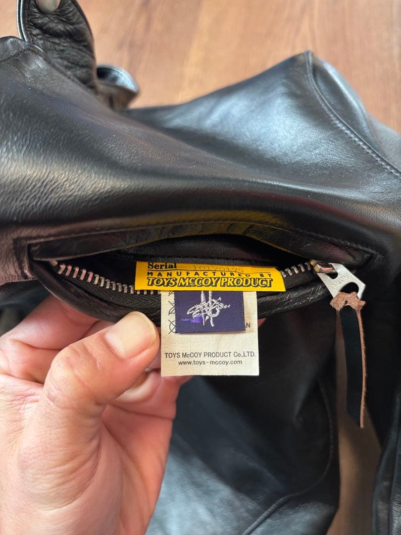 【TOYS McCOY】シングルライダースジャケット D.D.313 サイズ38