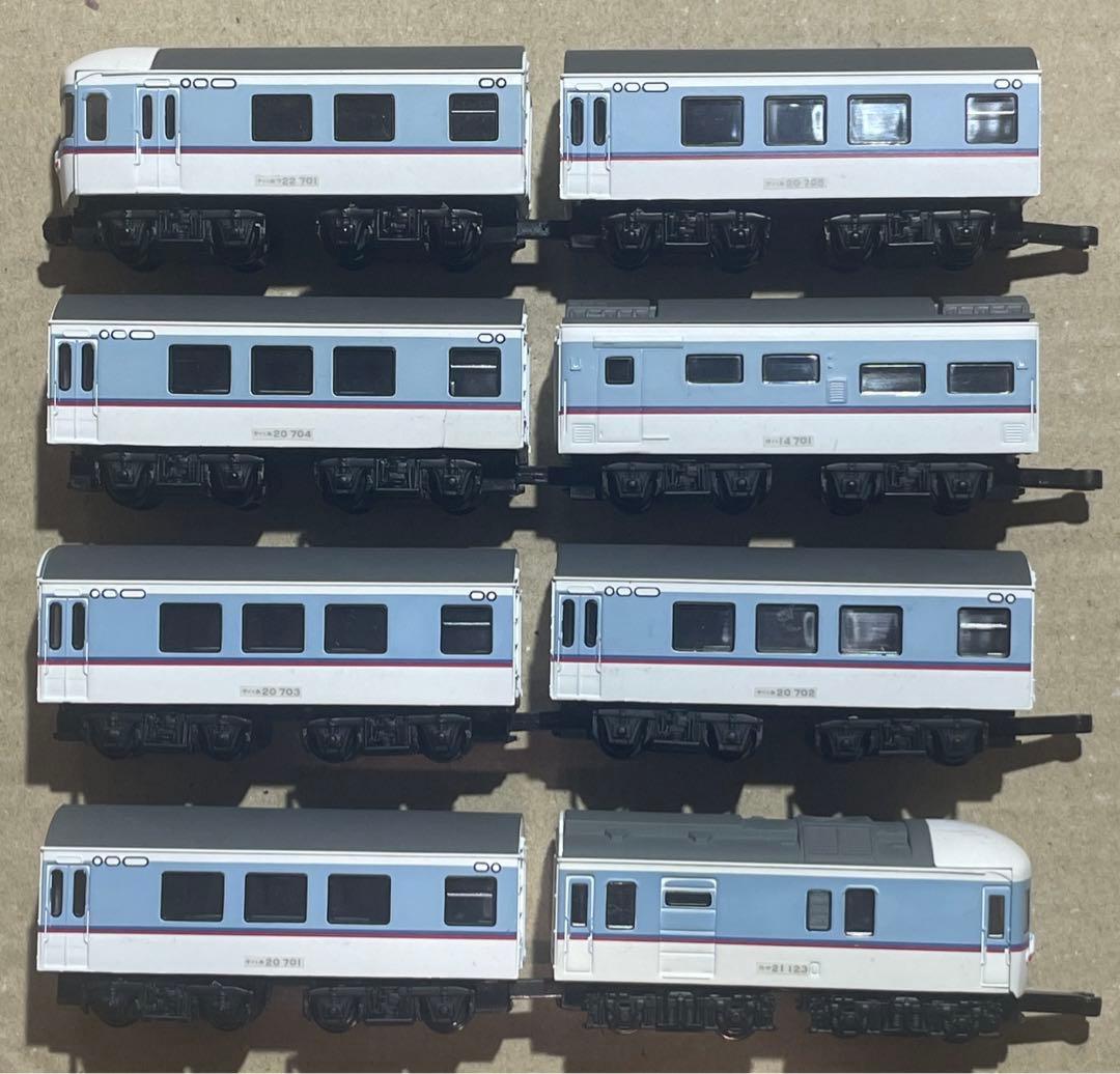 ・Bトレ・JR西日本20系ホリデーパル・8両フル編成・組立済