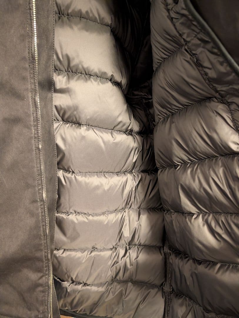 ten-c ANORAK 黒 サイズ50 ライナーダウン付 - メルカリ