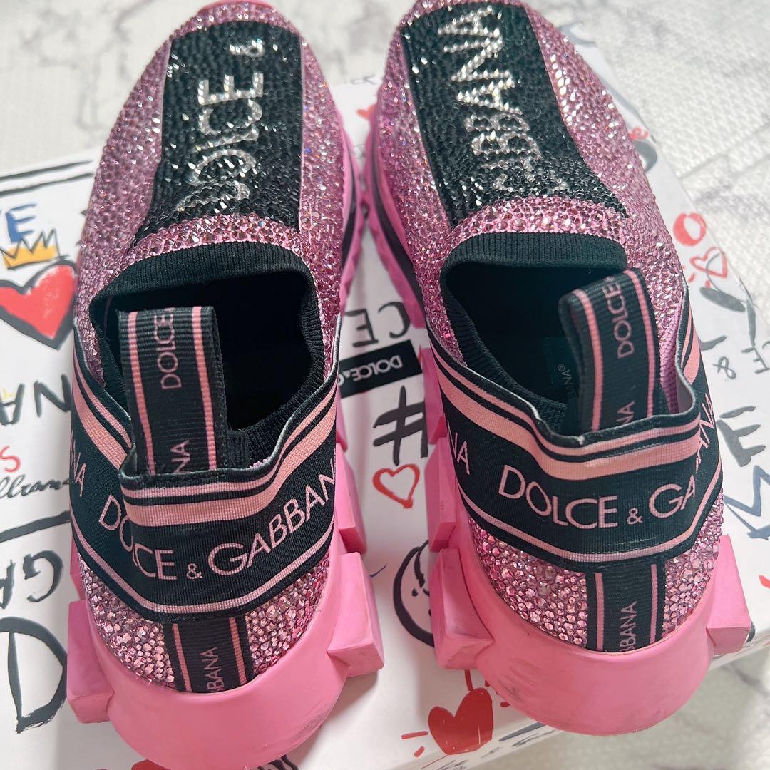 ドルガバ DOLCE&GABBANA ソレントスニーカー スワロ ストーン - メルカリ