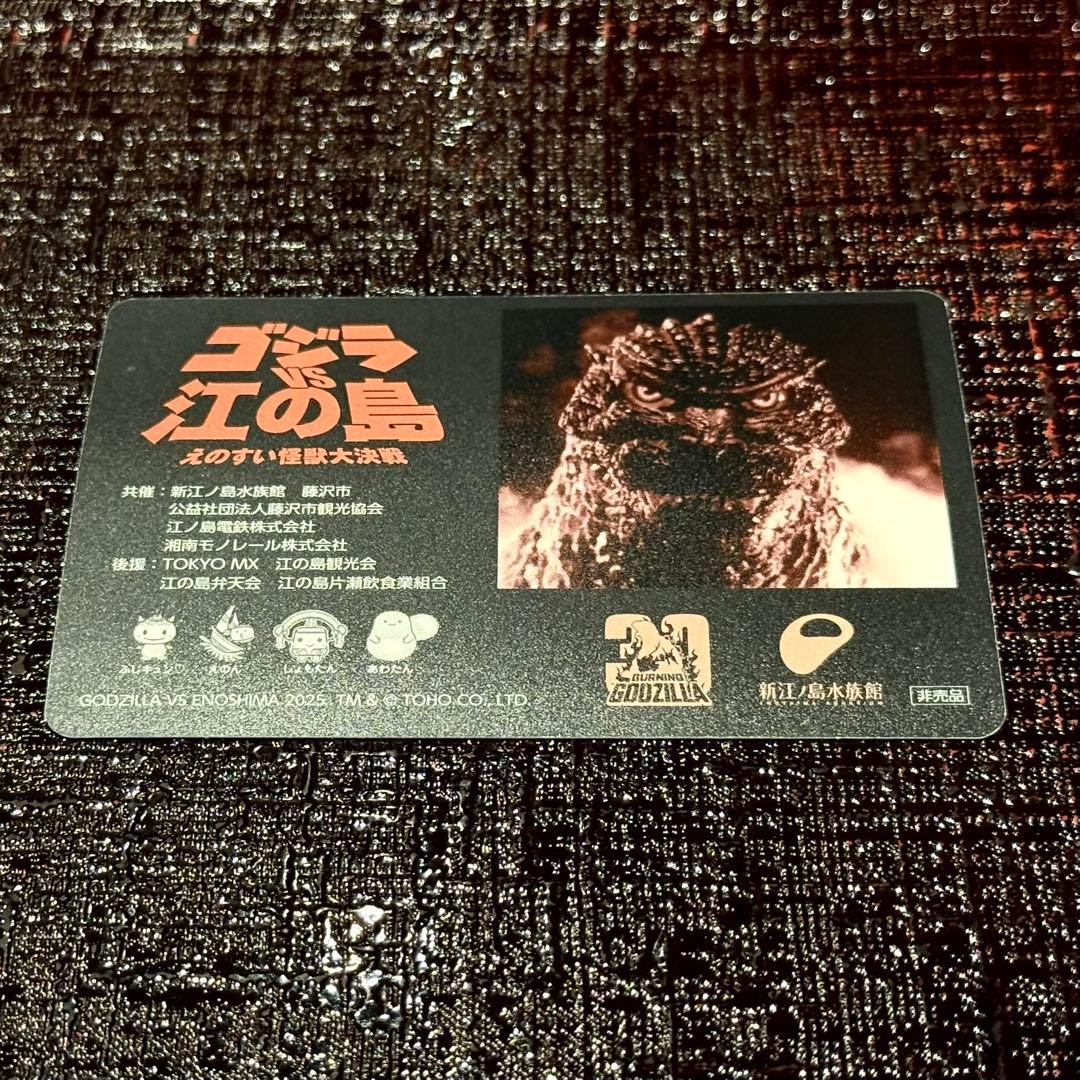 ゴジラvs江ノ島 ゴジラ 1995 新江ノ島水族館 カード えのすい怪獣大