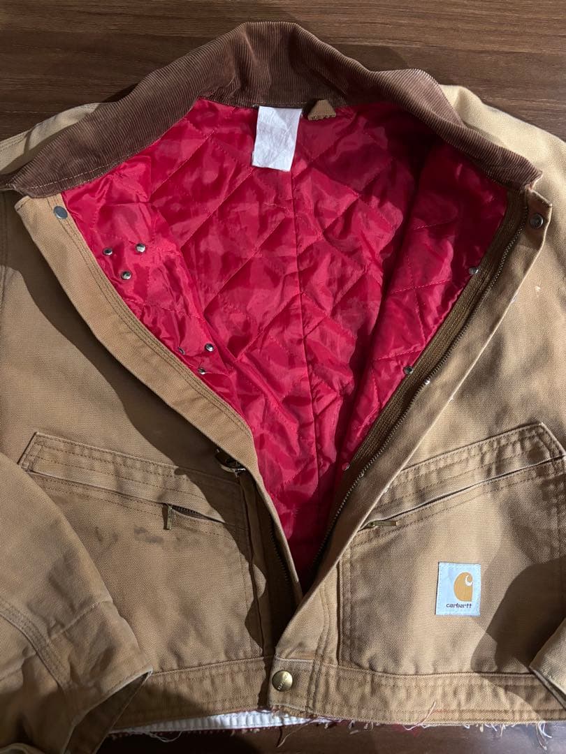 リメイク Carhartt デトロイトジャケット ファイヤーマンジャケット
