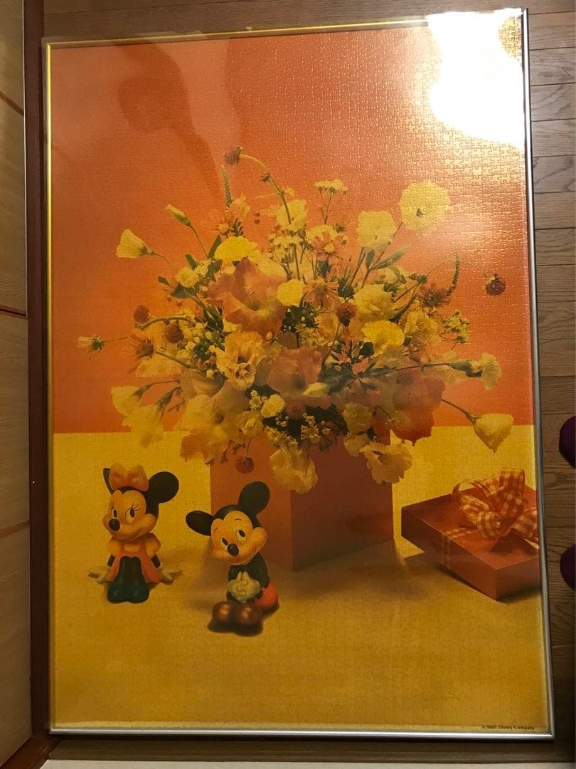 【完成品】4000ピース　ミッキー&ミニー　高さ146cm