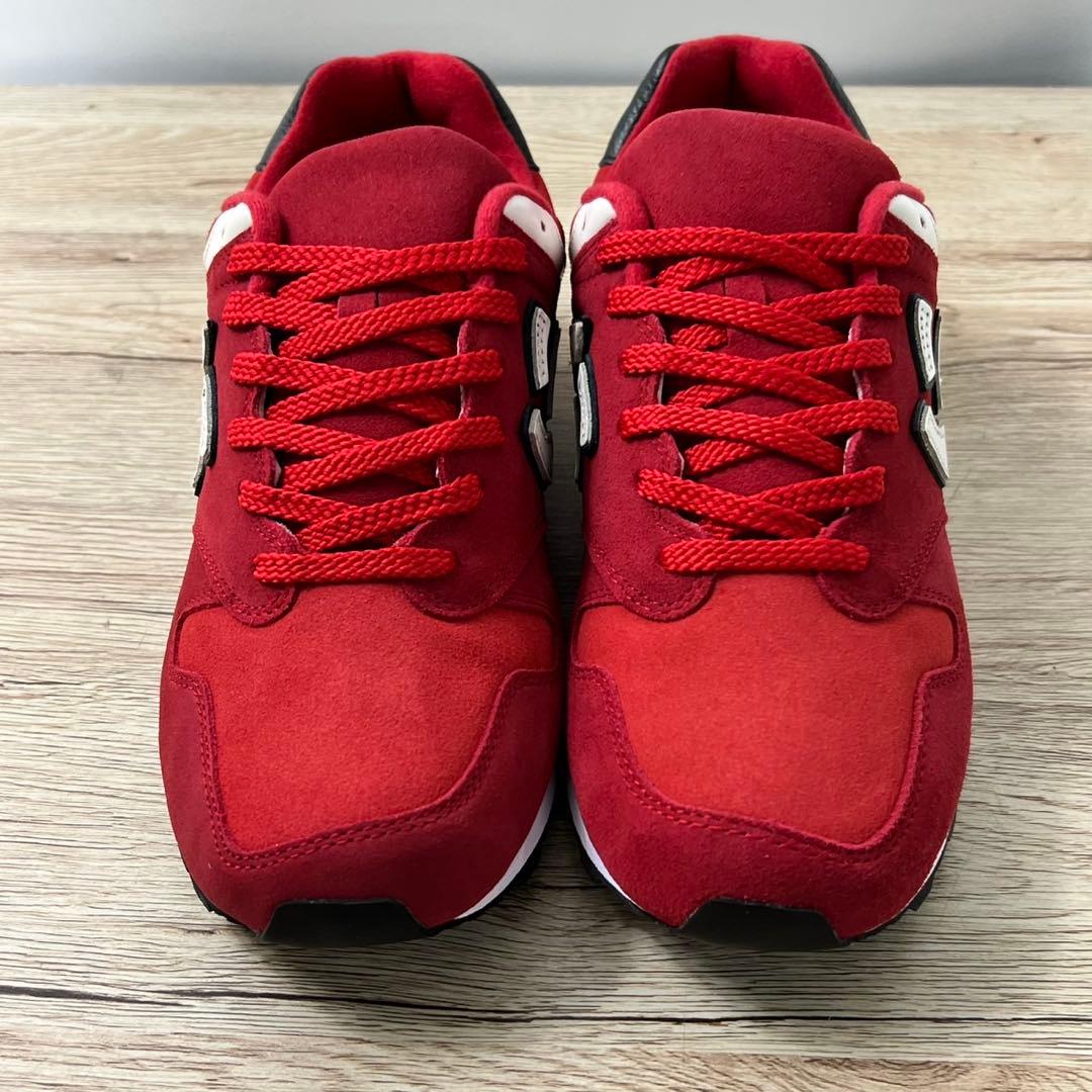 SANGACIO にゅ～ず カーマインレッド スニーカー 27.5cm D99 - メルカリ