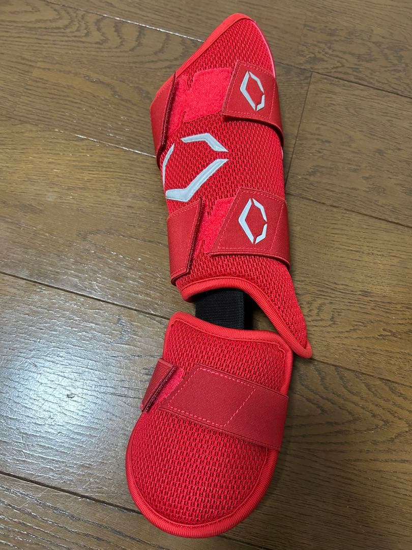 フットガード エボシールド 左打者用 赤 - メルカリ