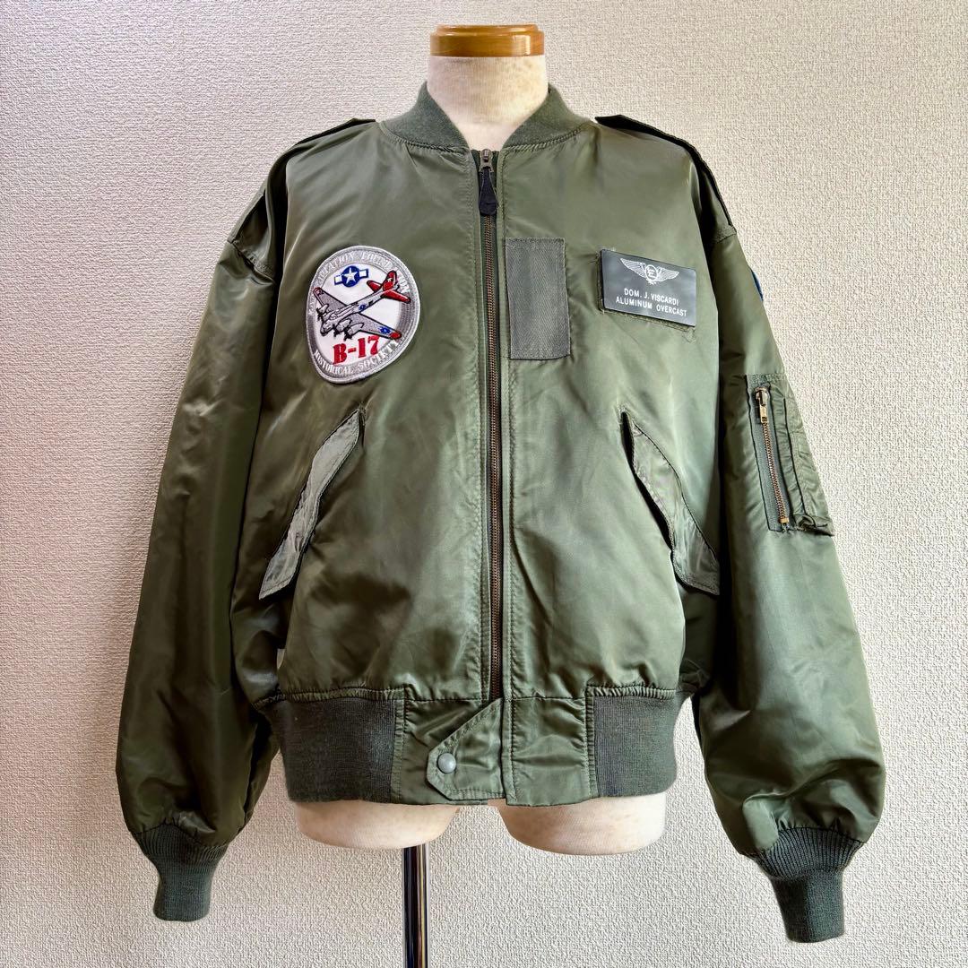 USA製80s 90s スピワック L-2B フライトジャケット XL 戦闘機 - メルカリ